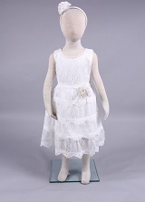 Нарядное платье Damy-M белый, белый крем